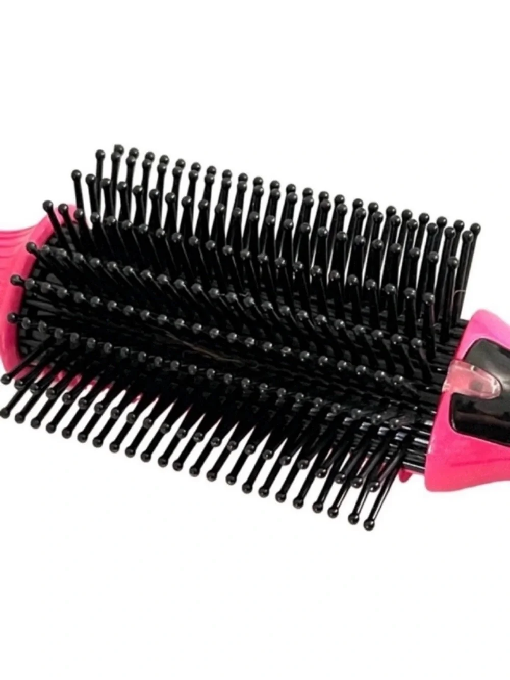 Tru Beauty Hot Styling Brush 2 in 1 Blow Dry Curl Smooth Pink Black